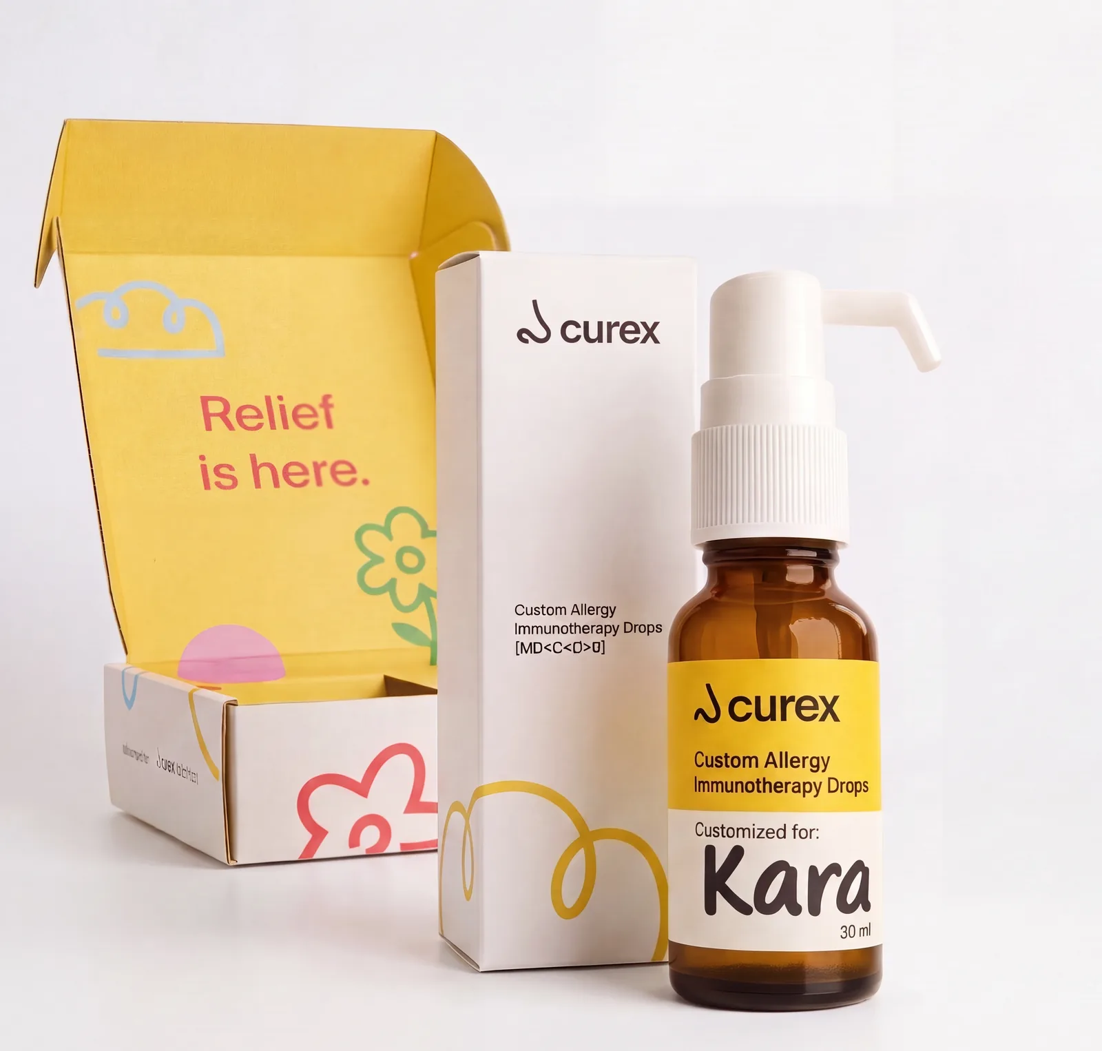 Curex sublingual allergy drops